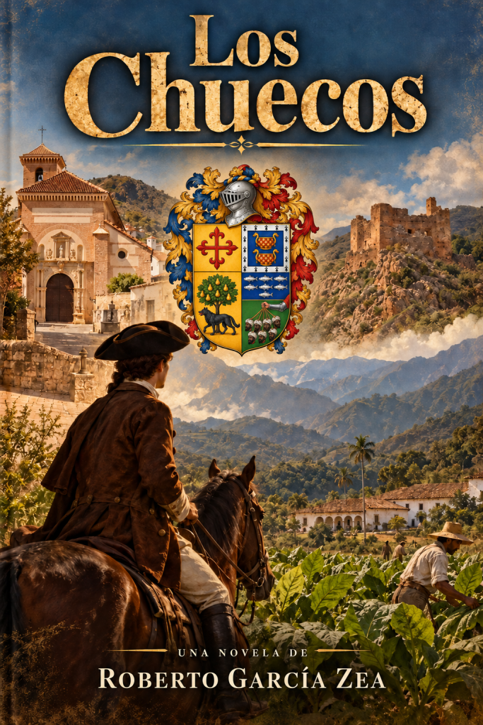 Portada de la próxima novela Los Chuecos, de Roberto García Zea
